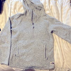 North face women’s fleece pull over Small